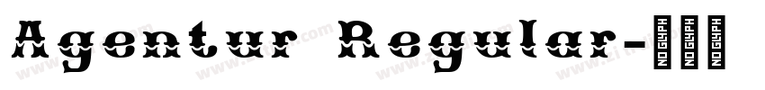 Agentur Regular字体转换 Agentur Regular字体转换